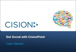 Get Social with CisionPoint webinar