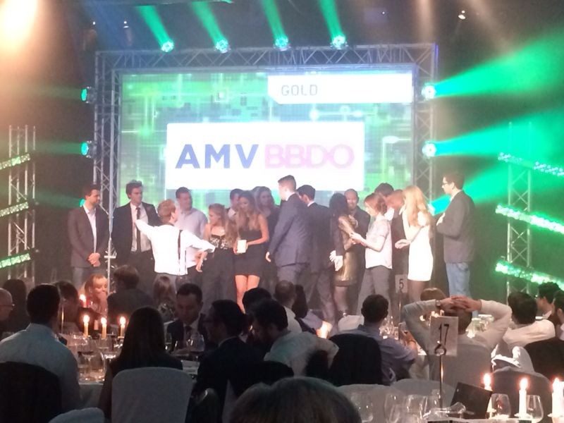 The winning agency, AMVBBDO