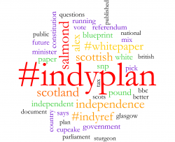 Scottish Independence white paper on social media