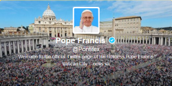 Pope Francis via Twitter