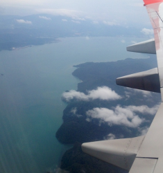 Plane over Malaysia