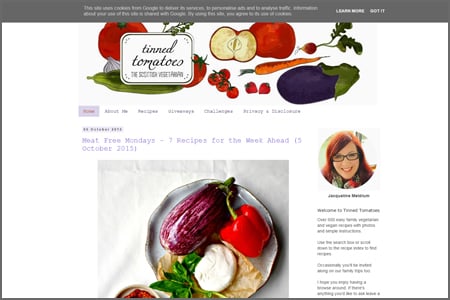 Vuelio Blog Rankings Tinned Tomatoes