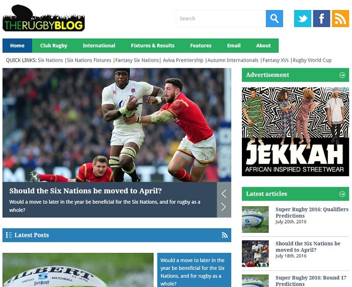 The Rugby Blog