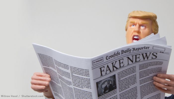 Trump figure fak news covefefe