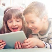 Children on tablet