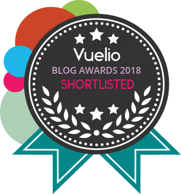 Blog Awards badge for shortlisters 2017