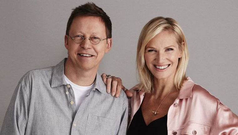 Simon Mayo and Jo Whiley