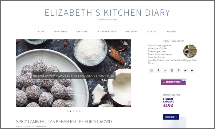 Elizabeth's Kitchen Diary