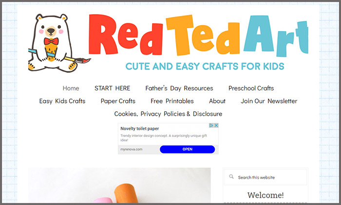 Home Page - Red Ted Art - Kids Crafts