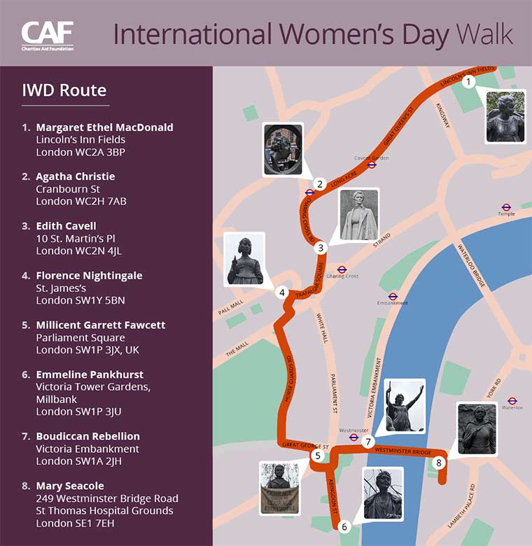 International Women's Day walk