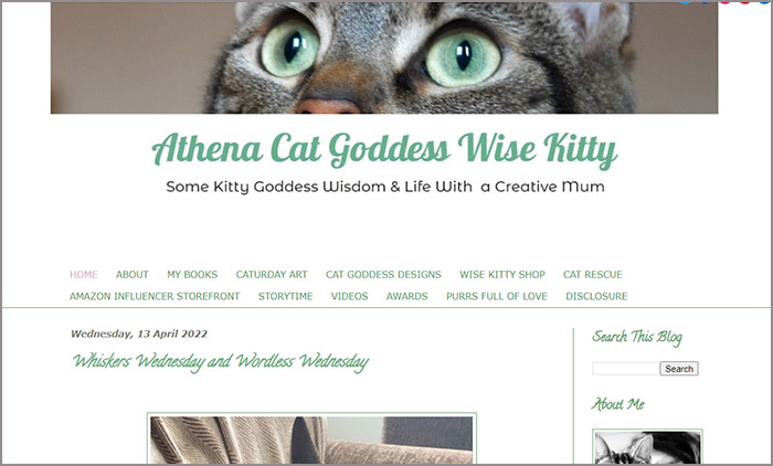 Athena Cat Goddess Wise Kitty