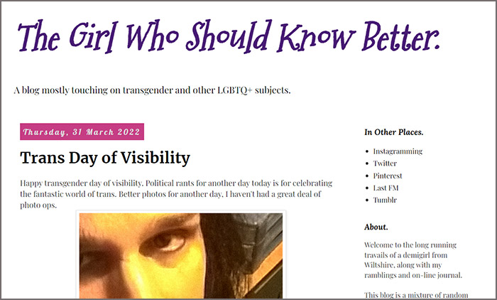 The Girl Who Should Know Better