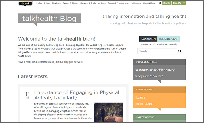 Talkhealth blog