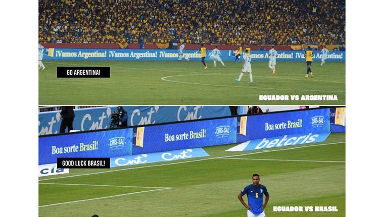 Contagious campaign example from the World Cup