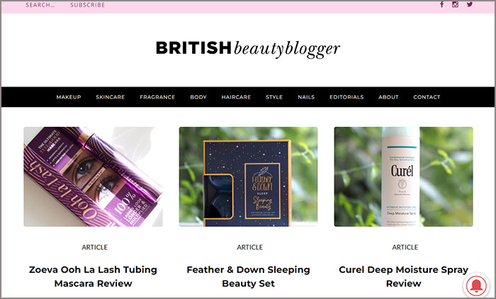 British Beauty Blogger