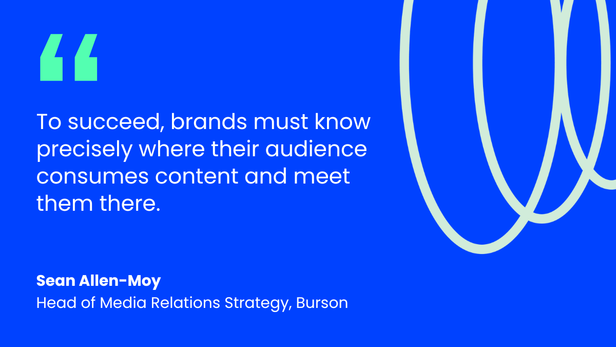 Sean Allen-Moy quote on media fragmentation