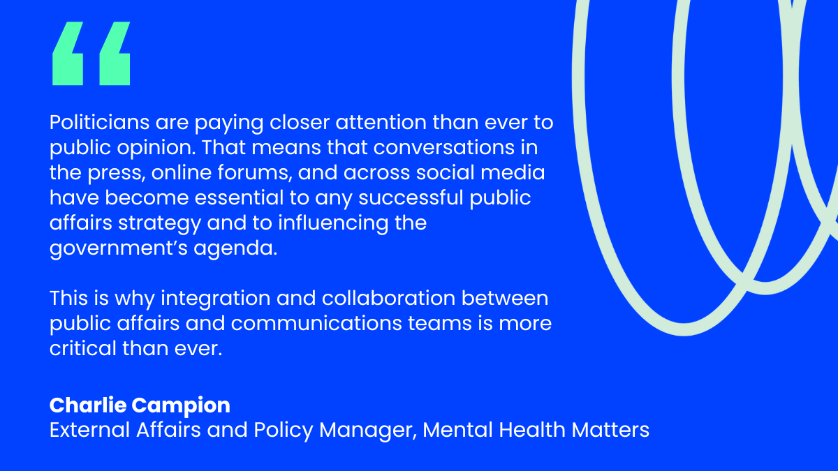 Mental Health Matters' Charlie Campion quote