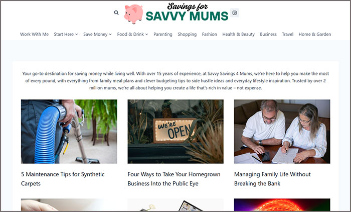 Savings For Savvy Mums