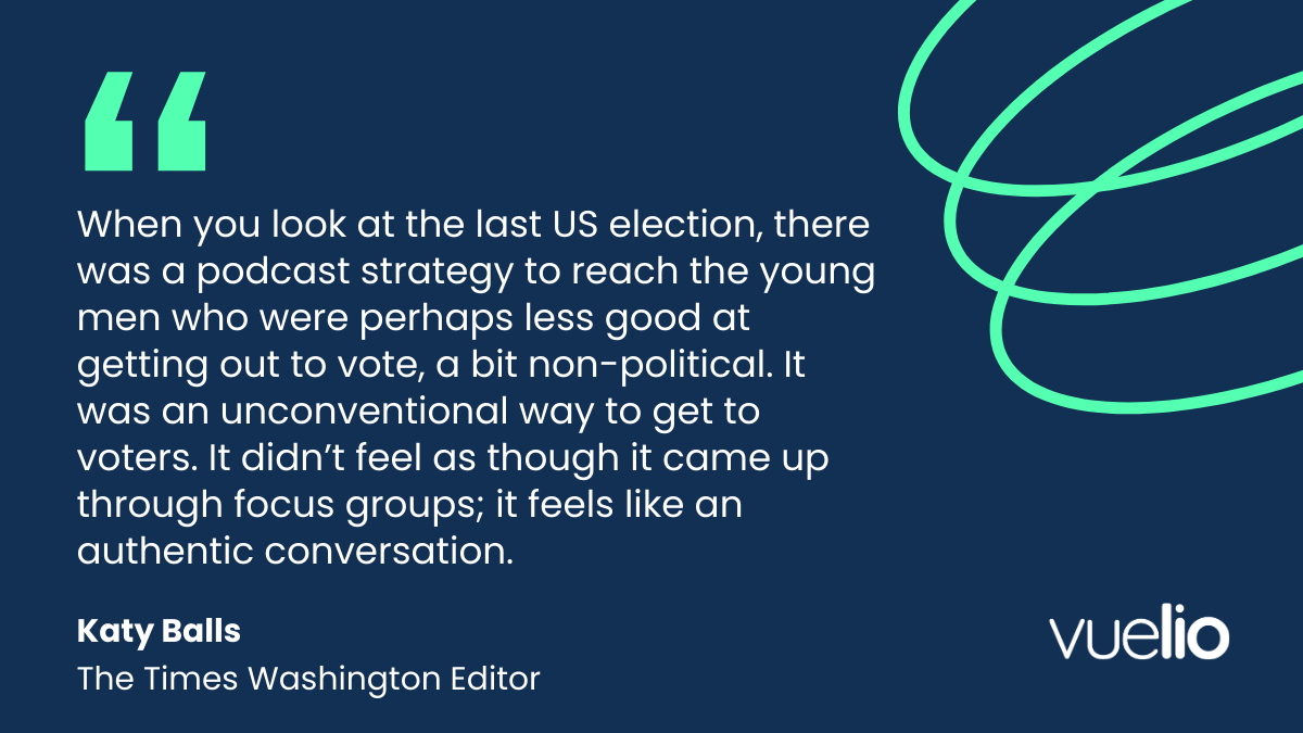 Katy Balls on podcasting