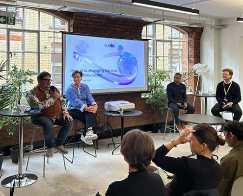 Panel at Vuelio event 'How AI is changing the way we communicate'