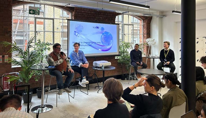 Panel at Vuelio event 'How AI is changing the way we communicate'