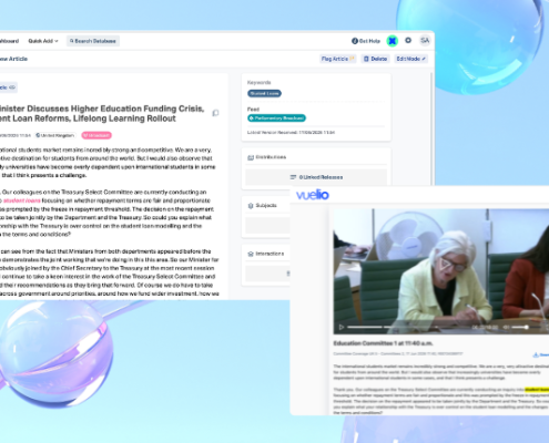 Broadcast and podcast monitoring on Vuelio