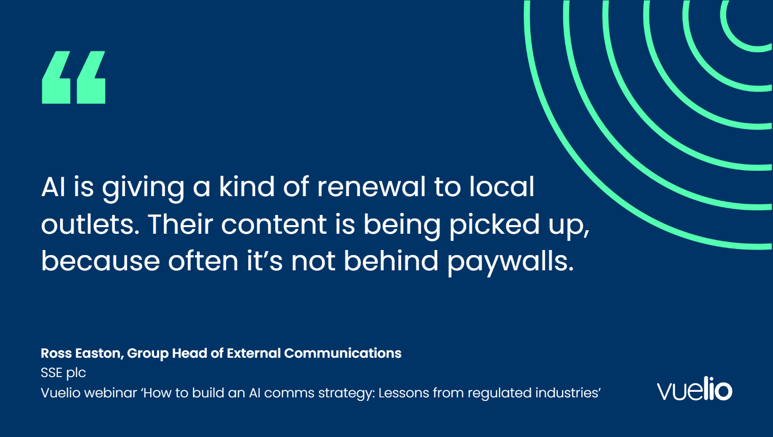 Quote card from SSE's Ross Easton